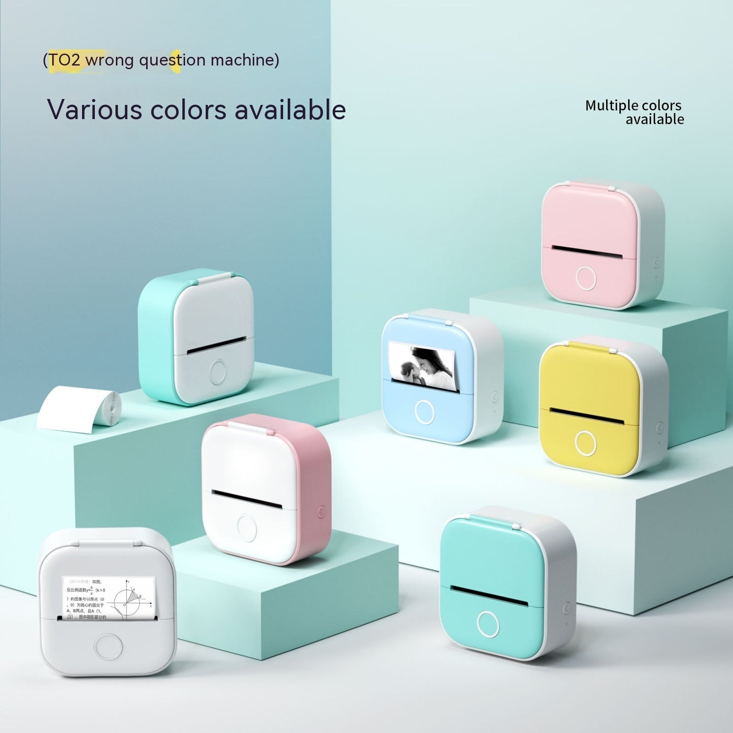 Portable Mini Thermal Label Printer Bluetooth