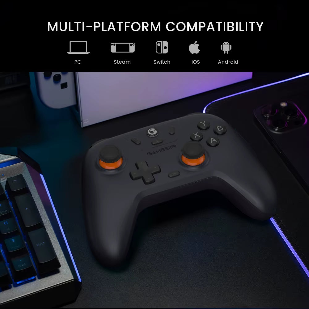 Enhance Your Gaming Experience with the Gamesir T4 Nova Lite Wireless Gamepad - Compatible with Switch, Android, iOS, PC, and Steam