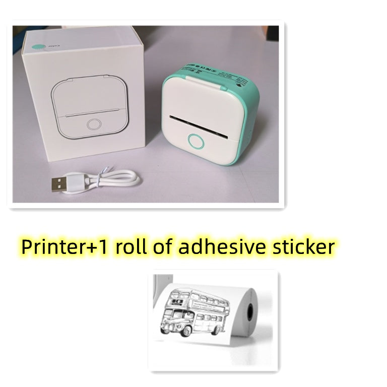 Portable Mini Thermal Label Printer Bluetooth